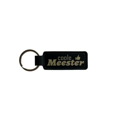 Sleutelhanger tag ‘coole meester’