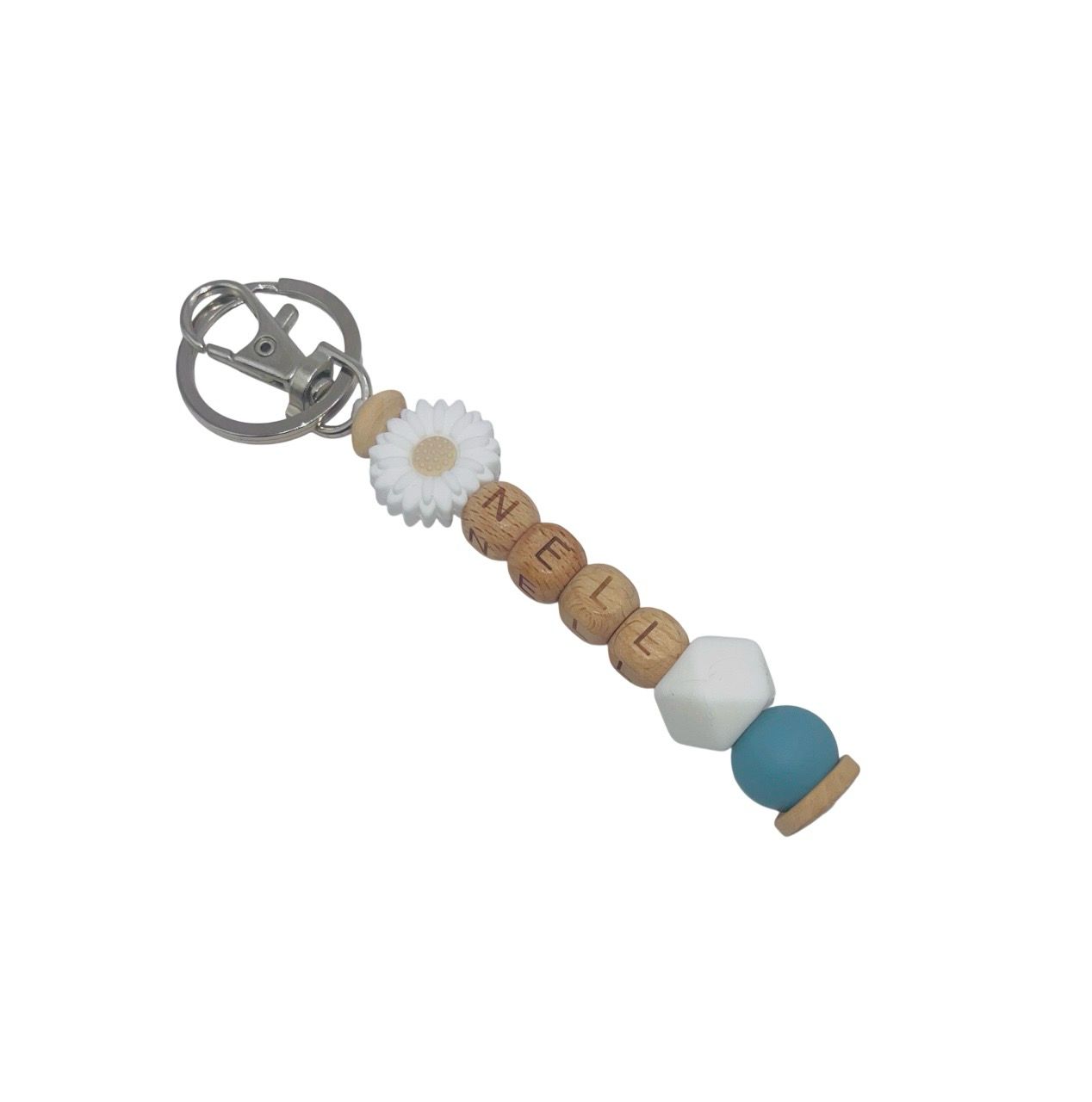 Sleutelhanger Bloem wit Sleutelhanger Bloem wit