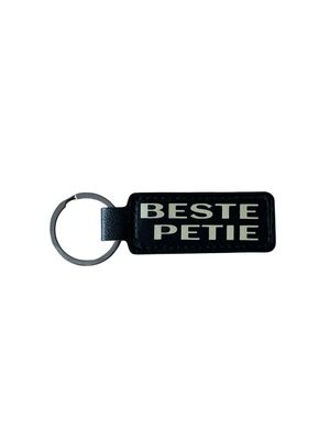Sleutelhanger tag ‘Beste petie’