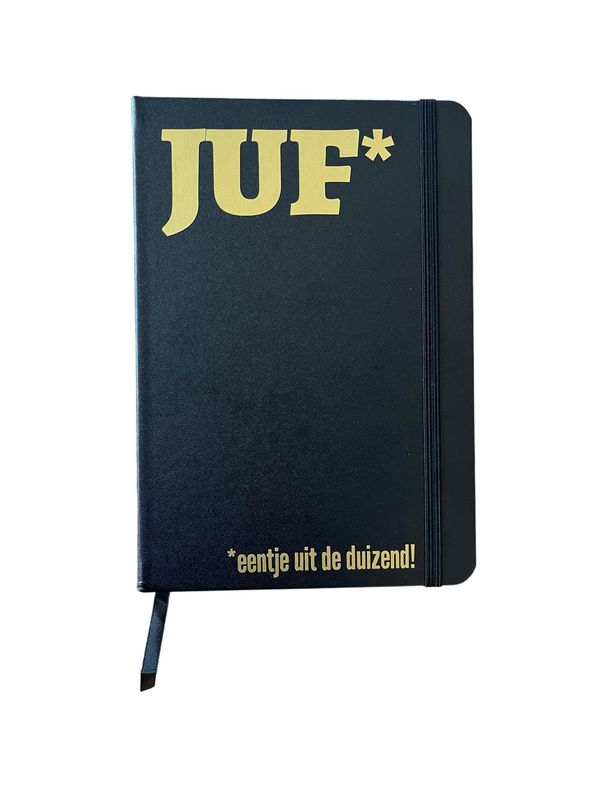 Schrift 'Juf, eentje uit de duizend’