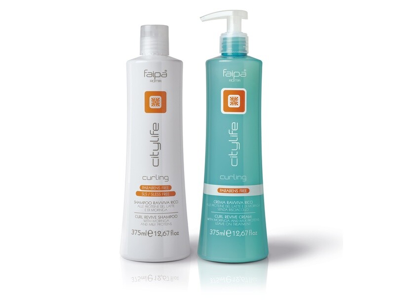 Faipa Citylife Curling Shampoo + Crema Ravviva Ricci Senza Risciacquo