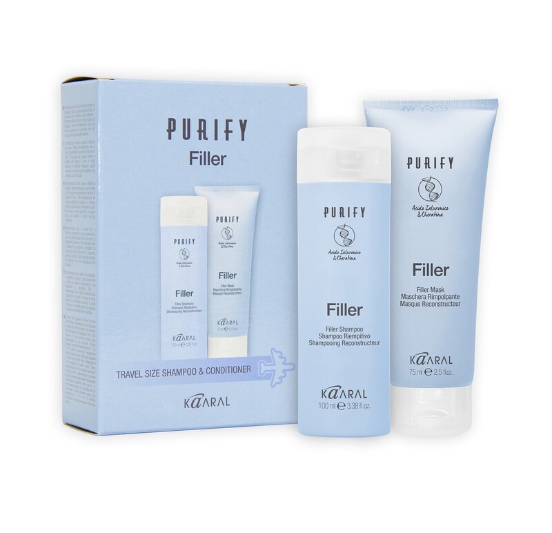 KAARAL PURIFY FILLER TRAVEL KIT SHAMPOO 100ML + MASK 75ML KAARAL PURIFY FILLER TRAVEL KIT SHAMPOO 100ML + MASK 75ML