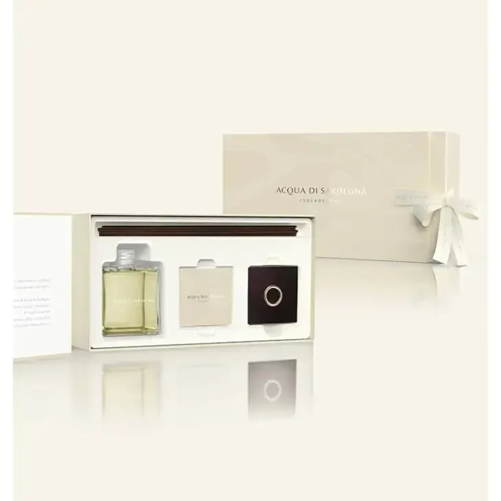 Acqua Di Sardegna - Diffusore con vassoio, bicchiere e sassi Salino 200 ml