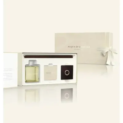 Acqua Di Sardegna - Diffusore con vassoio, bicchiere e sassi Mirto 200 ml Acqua Di Sardegna - Diffusore con vassoio, bicchiere e sassi Mirto 200 ml