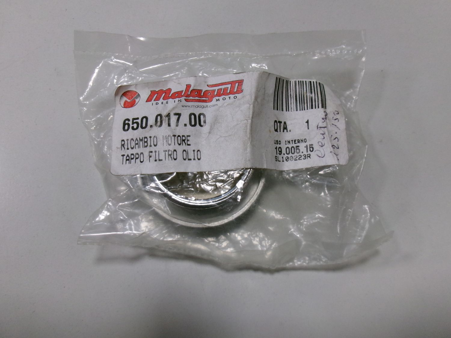 65001700 TAPPO SCARICO OLIO MOTORE MALAGUTI CENTRO - BLOG