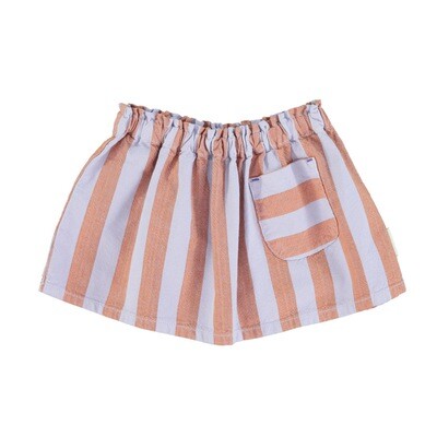 PIUPIUCHICK short skirt | orange & purple stripes