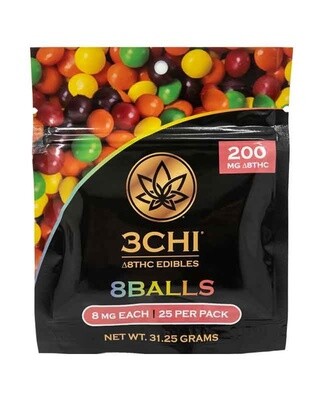 3Chi: Delta 8 Balls 200mg 25 pack