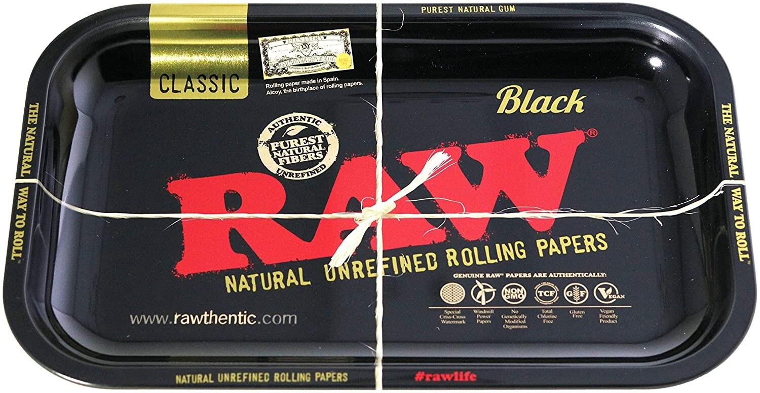 RAW: Large Rolling Tray, variation: Black