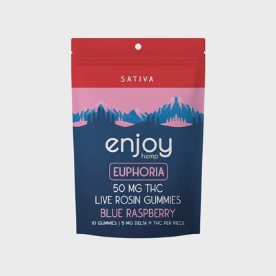 Enjoy: Euphoria Live Rosin Microdose THC Gummies 5mg/gummy