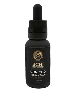3Chi: CBD: tintura de CBN 1000 mg cada uno