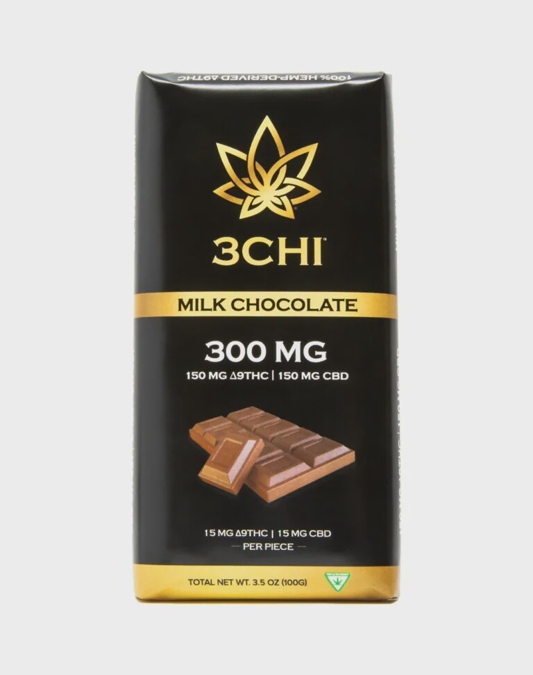 3Chi: Delta 9 THC Milk Chocolate Bar