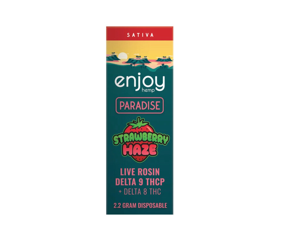 Enjoy: THCp + Delta 8 THC 2.2g Disposable Vape Strawberry Haze