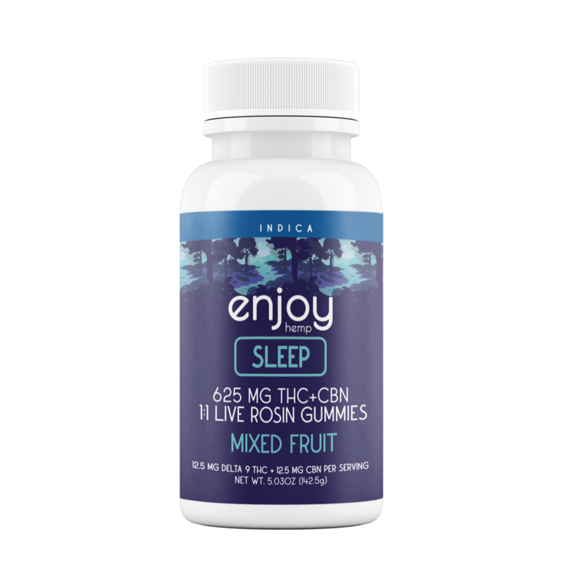 Enjoy: Sleep Delta 9 THC + CBN Gummies 625mg