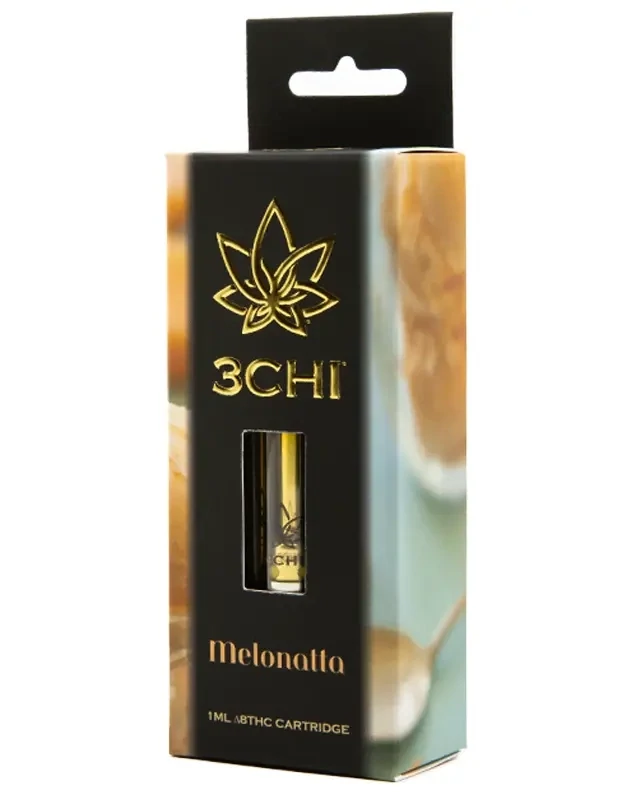 3Chi: Melonatta Sativa Hybrid Delta 8 THC Vape Cartridge 1g