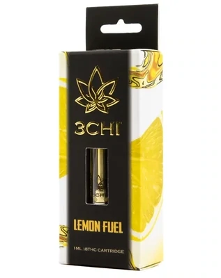3Chi: Cartucho para vapeo Lemon Fuel Sativa Hybrid Delta 8 THC 1g