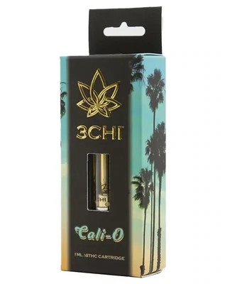 3Chi: Cali-O Hybrid Delta 8 THC Vape Cartridge 1g