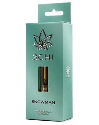 3Chi: Snowman Delta 8 THC + THCv Vape Cartridge 1g
