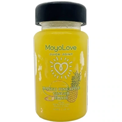 Porro de jugo: 30 mg de mango, piña, jengibre, delta-9 THC