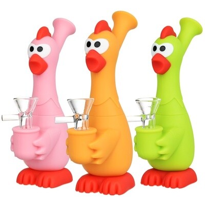 What The Cluck Silicone Water Pipe