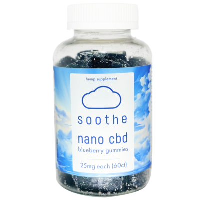 Soothe: Nano CBD Blueberry Gummies
