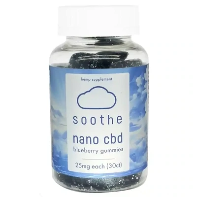 Soothe: Nano CBD Blueberry Gummies