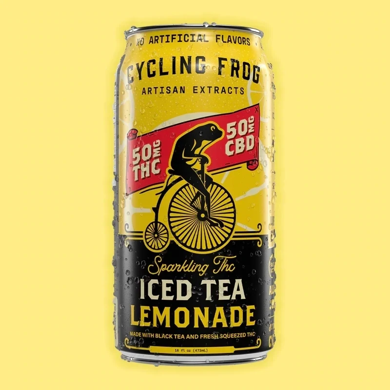 Cycling Frog: THC + CBD Iced Tea Lemonade Seltzer