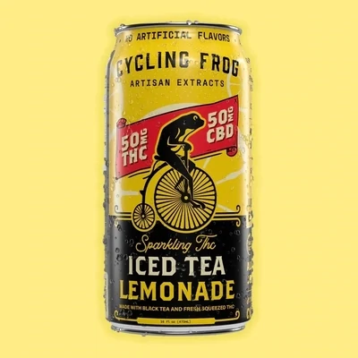 Cycling Frog: THC + CBD Iced Tea Lemonade Seltzer