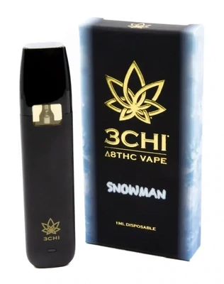 3Chi: Snowman Delta 8 THC Disposable Vape Pens