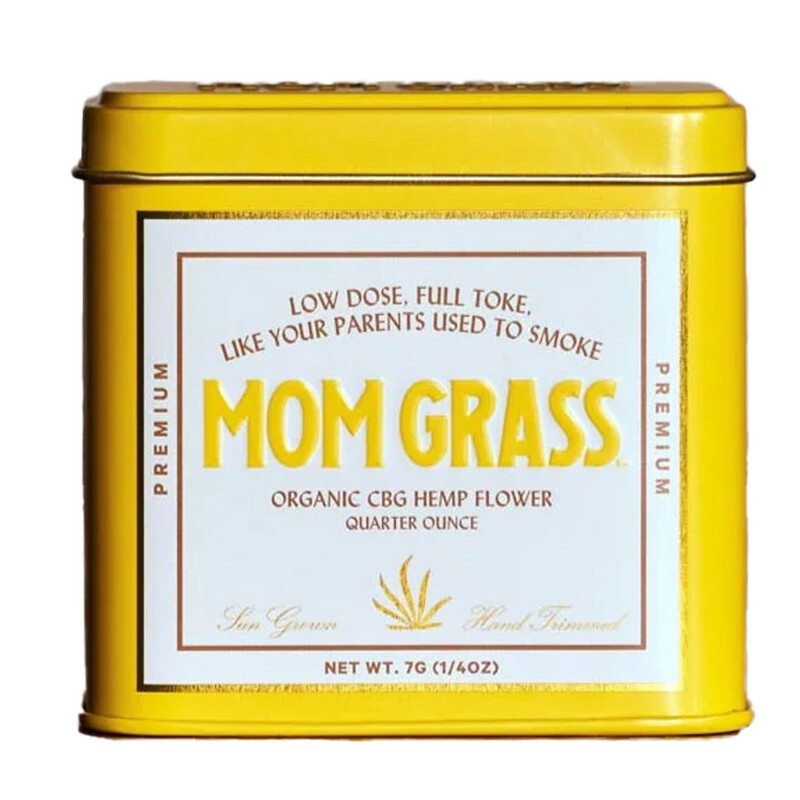 Mom Grass CBG Hemp Flower Quarter Ounce