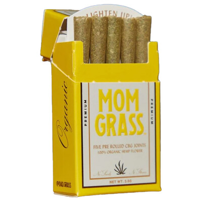 Mom Grass CBG Pre Rolled Joints 5 Pack