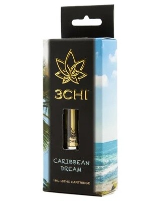 3Chi: Caribbean Dream Sativa Hybrid Delta 8 THC Vape Cartridge 1g