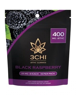 3Chi: Black Raspberry Delta 8 THC Gummies 400mg