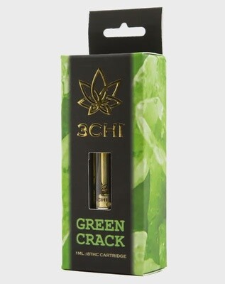 3Chi: Green Crack Sativa Delta 8 THC Vape Cartridge 1g