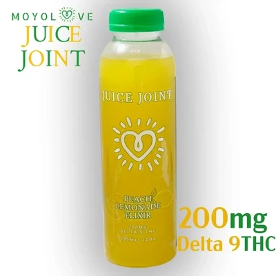 Juice Joint: 200mg THC Peach Lemonade 12oz