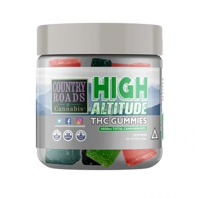 High Altitude THC Gummies 1050mg Total Cannabinoids 30 Gummies 