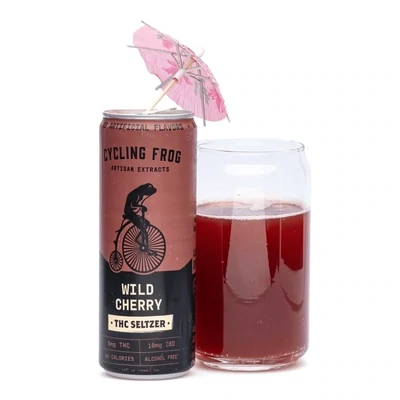 cycling frog wild cherry single can