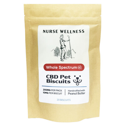 Nurse Wellness: 10mg CBD Pet Biscuits - 20ct