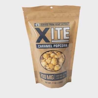 Xite: 200mg Caramel popcorn 1/1 THC-CBD