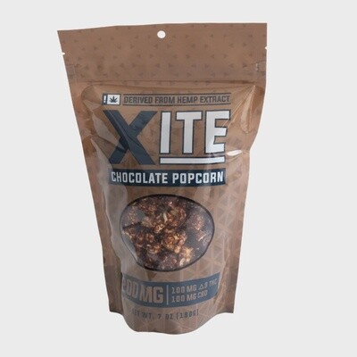 Xite: 200mg Chocolate Popcorn 1/1 THC/CBD