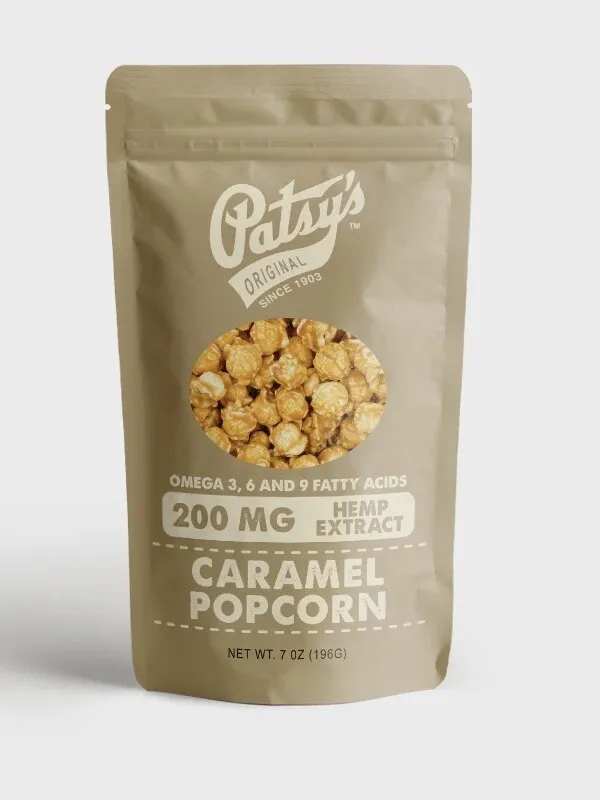 Patsy&#39;s: 200mg CBD Caramel Popcorn