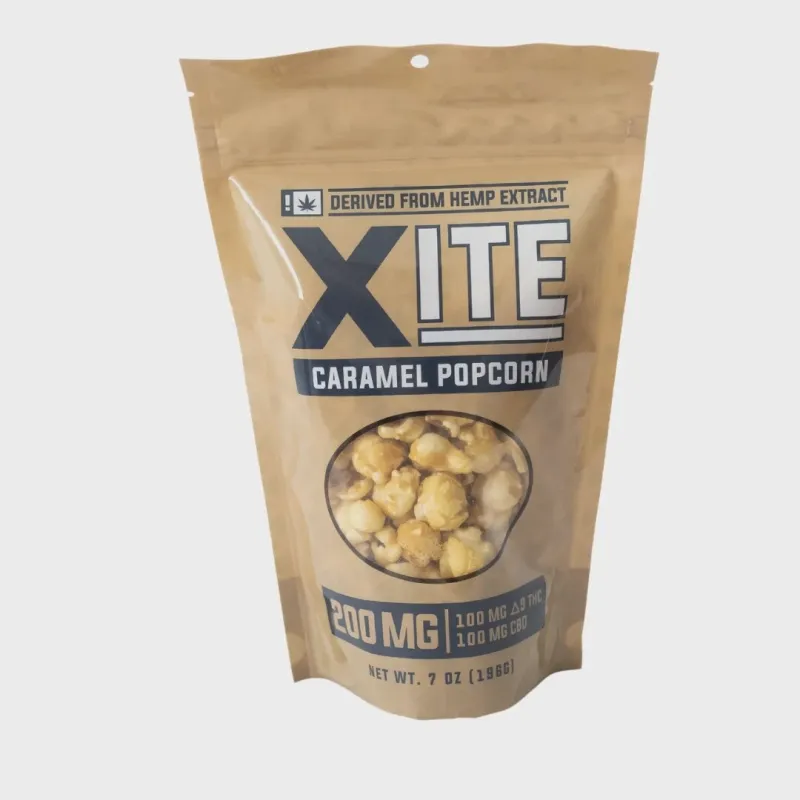 Xite: 200mg Caramel popcorn 1/1 THC-CBD