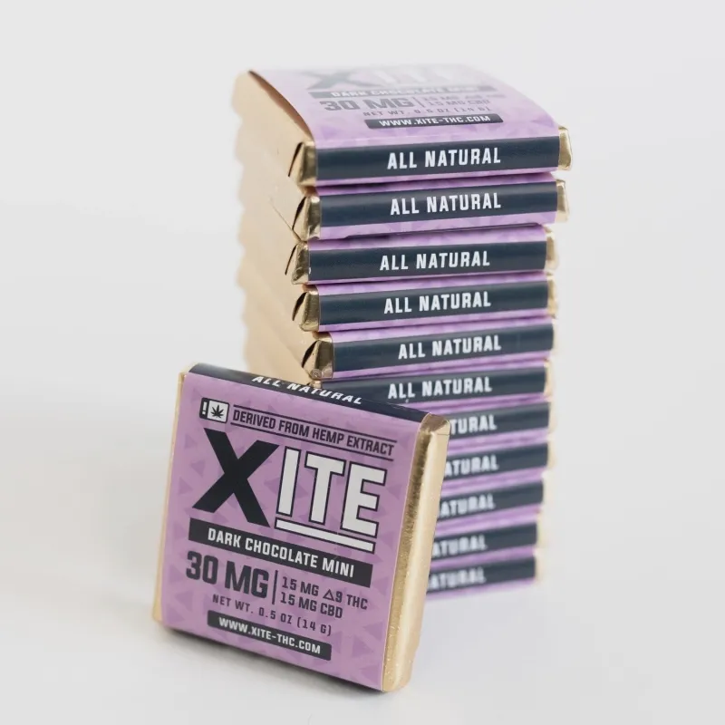 Xite: Dark Chocolate Mini's 1:1 THC-CBD