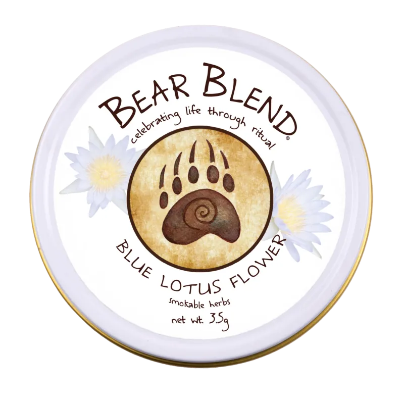 Bear Blend: Blue Lotus Flower — Limited Edition Smokable Herbs