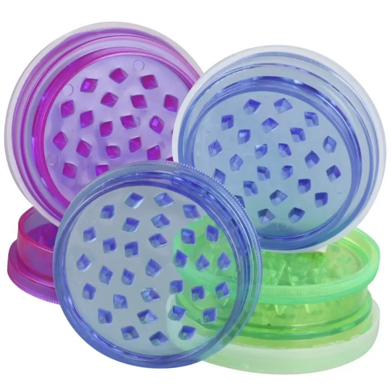 Acrylic 2pc Grinder with Storage
