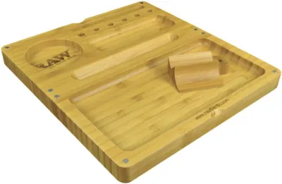 Raw Backflip Magnetic Bamboo Rolling Tray