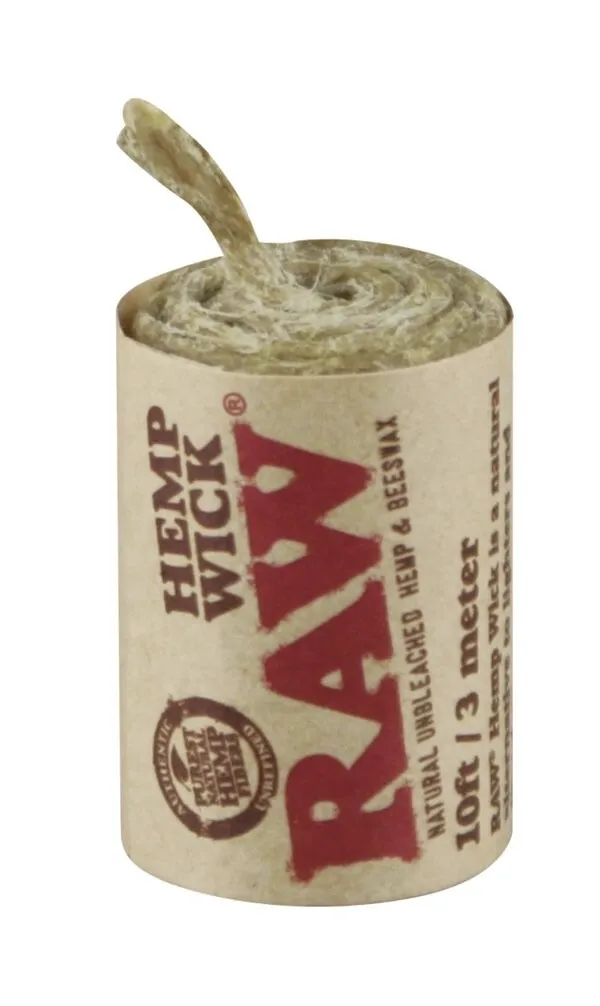 RAW: Natural Hemp Wick Rolls