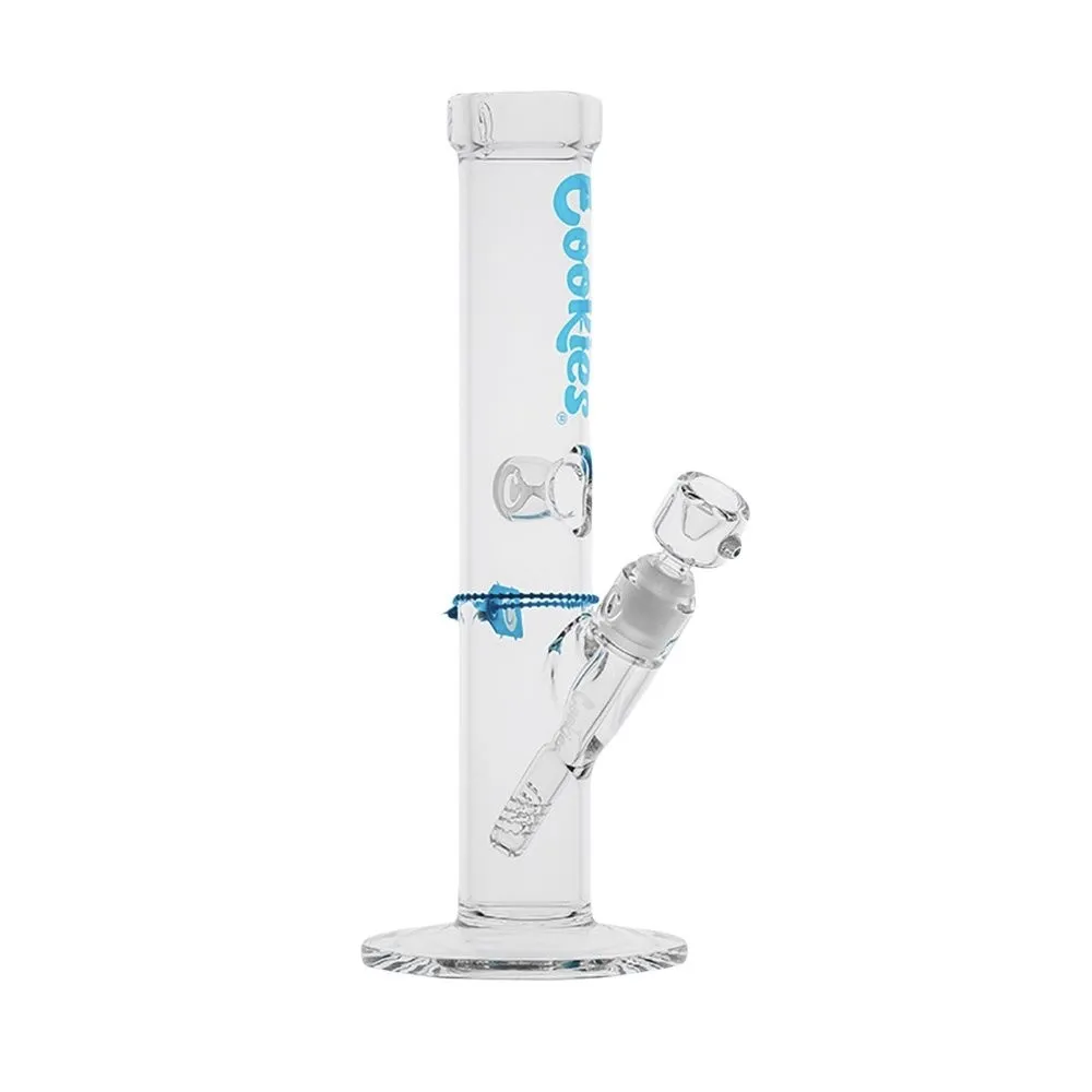 Cookies:  Blue Original Straight Tube Glass Water Pipe