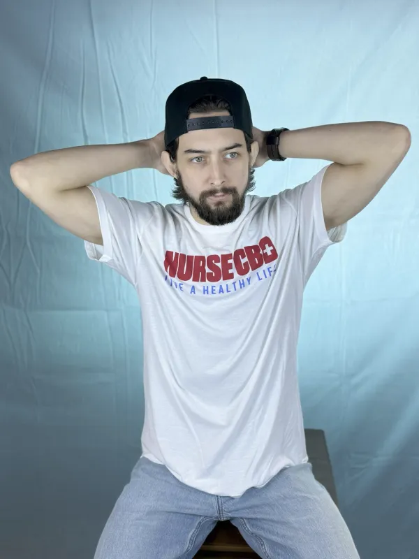 Nurse CBD White T-shirt