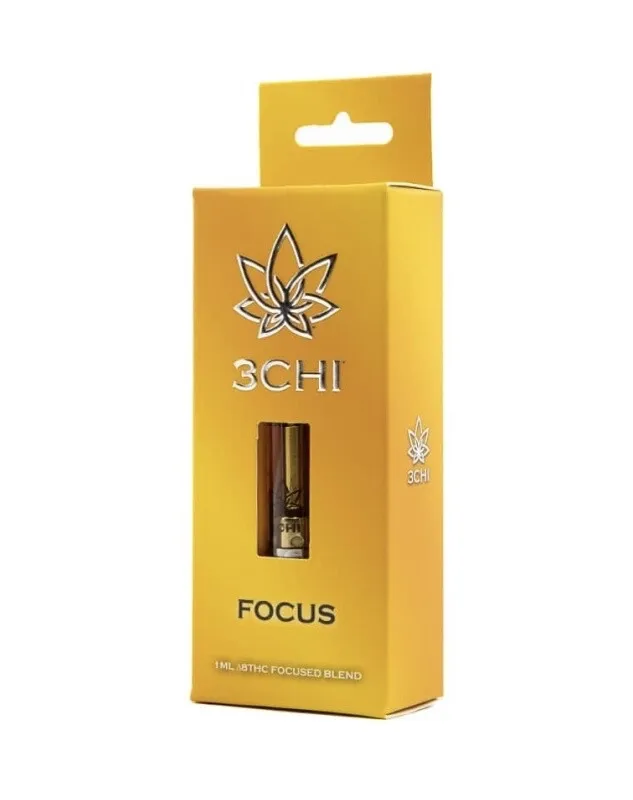 3Chi: Delta 8 Focus THC Blend Vape Cartridge