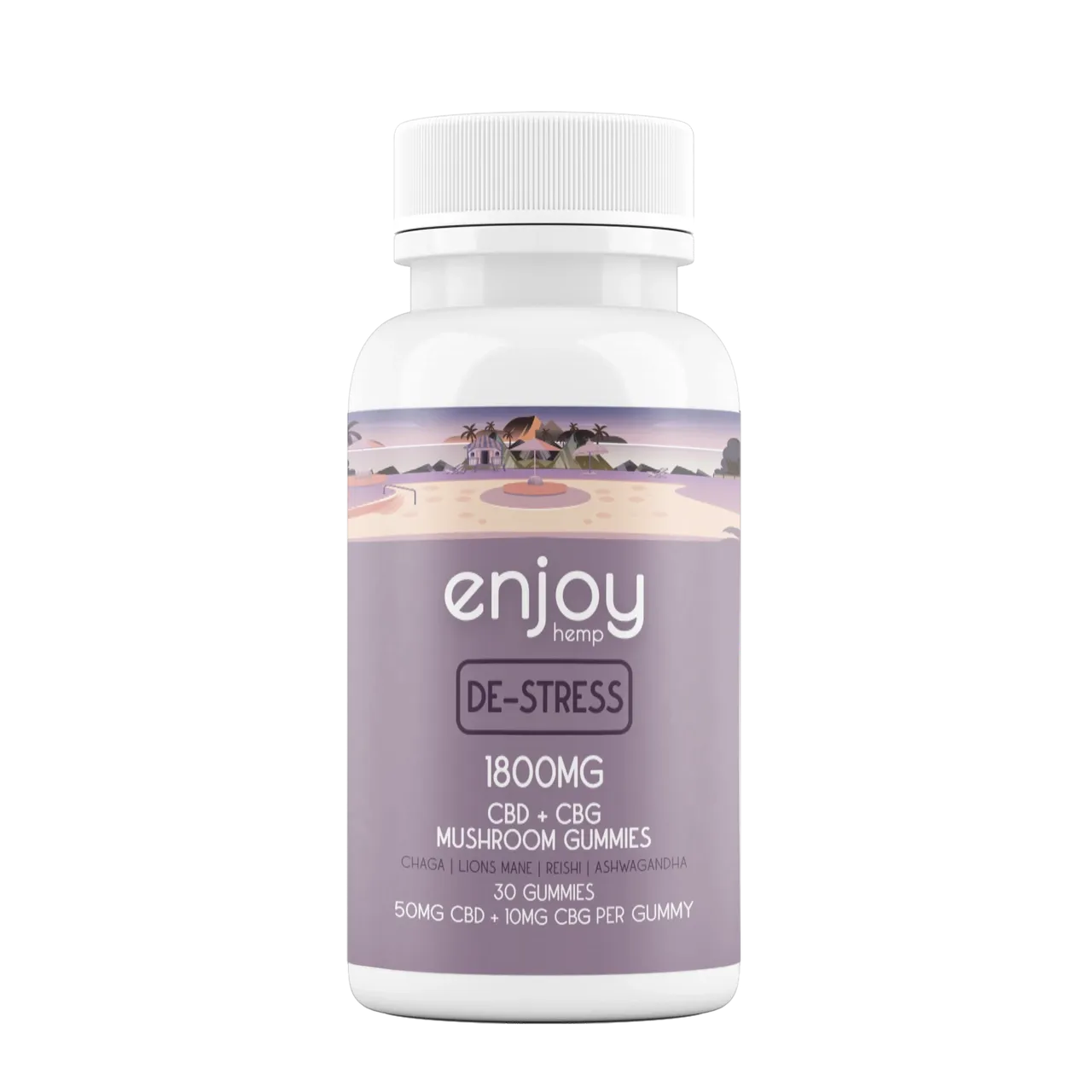 Enjoy: Full Spectrum CBD + CBG De-Stress Gummies